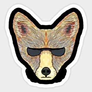 Silver Fox Sticker